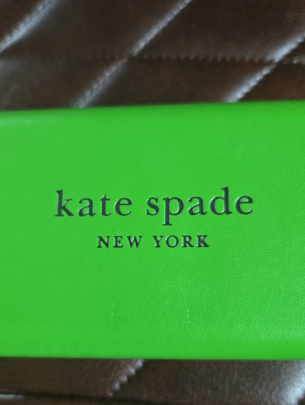 kate spade Bright Green Hard Eyewear Case💚♠️ - Picture 5 of 9